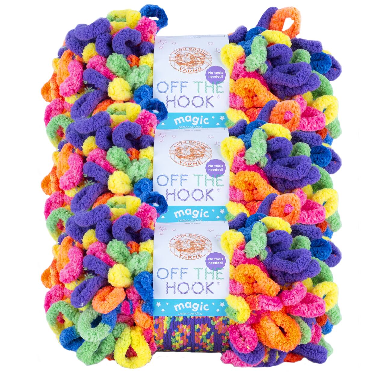 3 Pack Lion Brand® Off the Hook® Magic Yarn